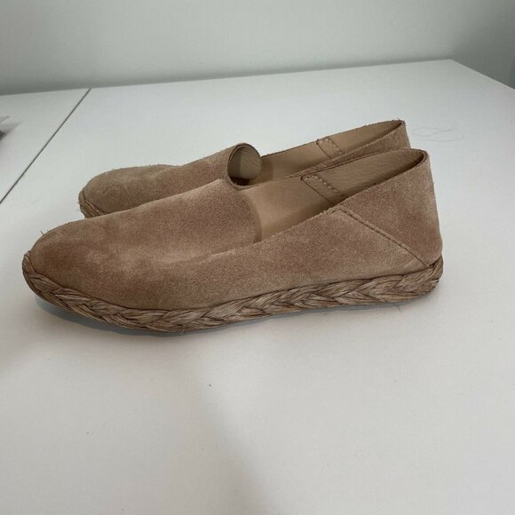 Pedro Garcia Nude Pink Suede Espadrilles Size 37.5 - Picture 4 of 8